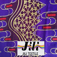 Polyester / Imprimé / Peigné / Africain / Tissu de cire